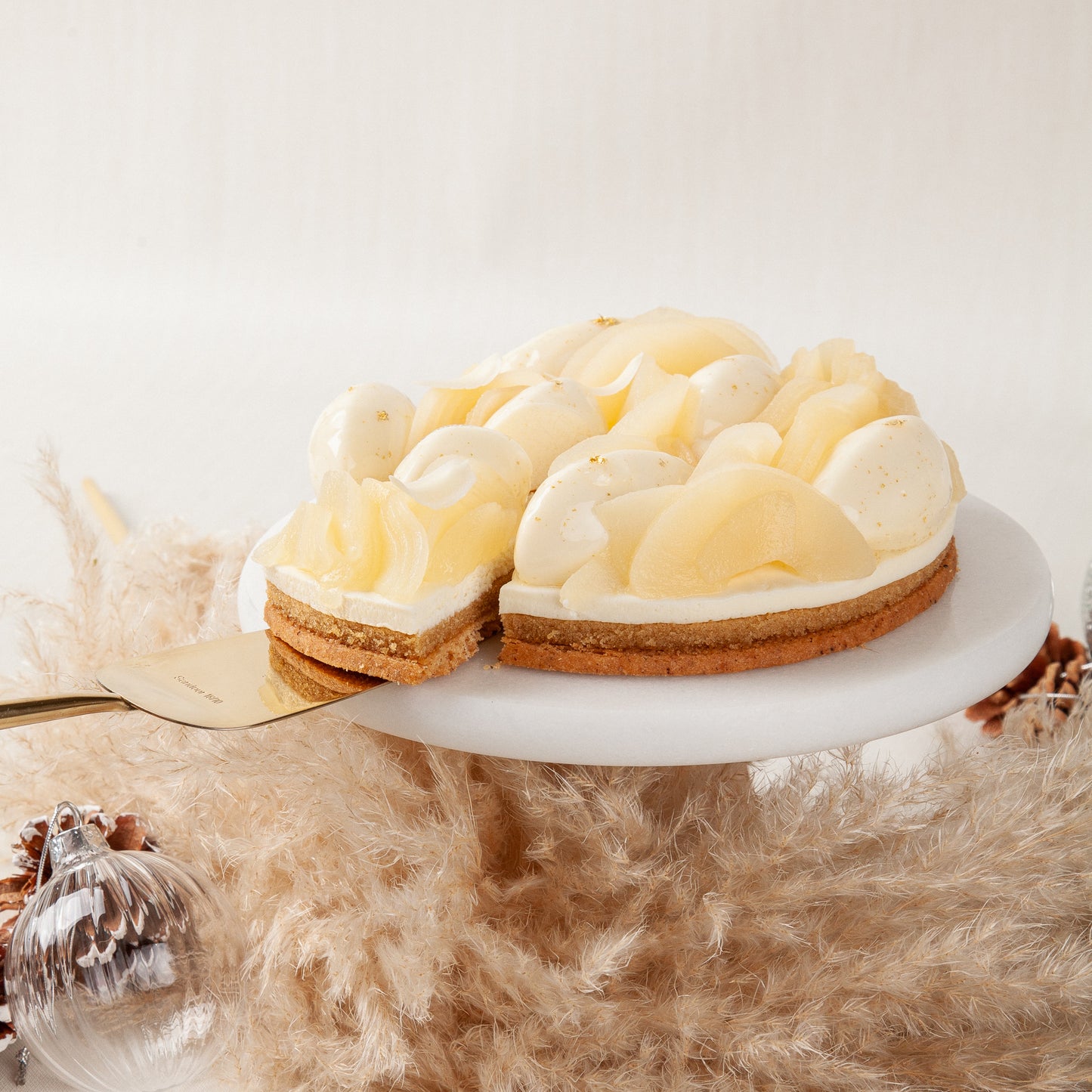 White Truffle Honey Pear Tart